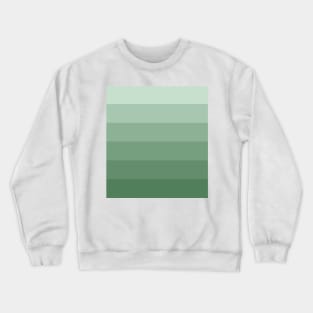 Stripes - Gradient - Dark to Light green Crewneck Sweatshirt